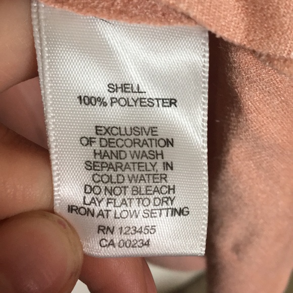 Design lab by Lord and Taylor pink velour skirt - Picture 7 of 8